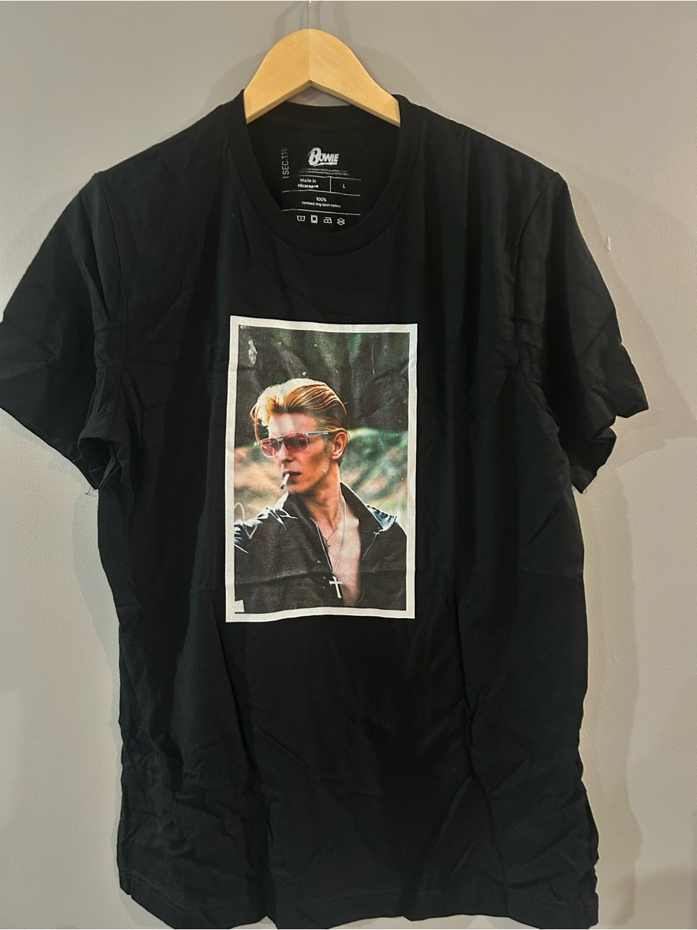 David Bowie Black Graphic Tee - Official Bowie Brand